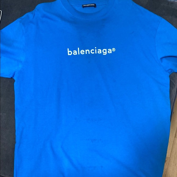 Balenciaga Blue Men's Shirt